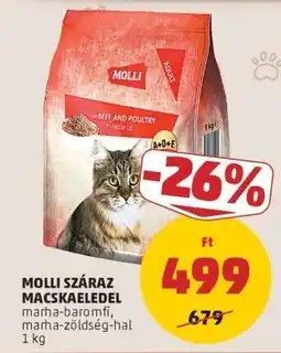 PENNY MOLLI SZÁRAZ MACSKAELEDEL ajánlat