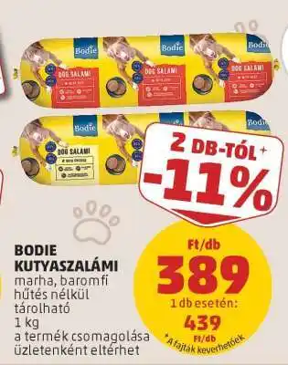 PENNY Bodie Kutyaszalámi ajánlat