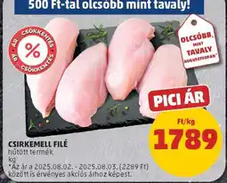 PENNY Csirkemell filé ajánlat