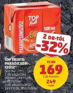PENNY Top Fruits Paradicsomszósz ajánlat