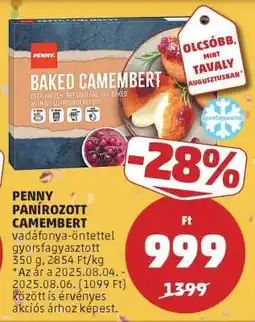 PENNY PENNY Panírozott Camembert ajánlat