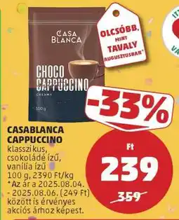 PENNY CASABLANCA CAPPUCCINO ajánlat