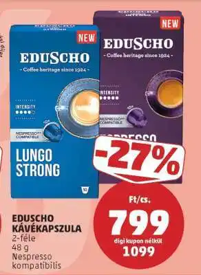 PENNY Eduscho kávékapszula ajánlat