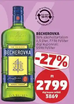 PENNY Becherovka ajánlat