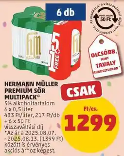 PENNY HERMANN MÜLLER PREMIUM SÖR MULTIPACK ajánlat