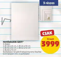 PENNY FESTŐVÁSZON SZETT ajánlat