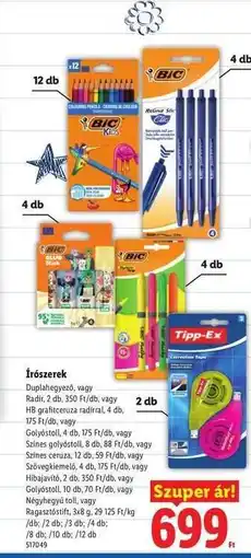 Lidl Írószerek ajánlat