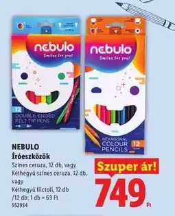 Lidl NEBULO Íróeszközök ajánlat