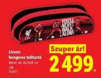 Licenc hengeres tolltartó