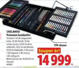 Lidl crelando Prémium festőkoffer ajánlat