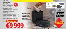 Lidl 2 az 1-ben robotporszívó elszívóállomással ajánlat