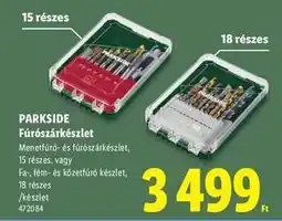 Lidl PARKSIDE Fúrószárkészlet ajánlat
