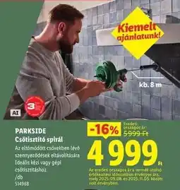 Lidl PARKSIDE Csőtisztító spirál ajánlat