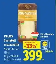 Pilos Szeletelt mozzarella