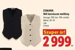 Lidl ESMARA ajánlat