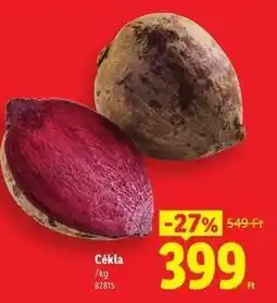Lidl Cékla ajánlat