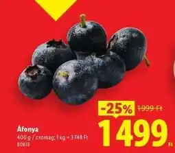Lidl Áfonya ajánlat