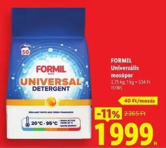 FORMIL Univerzális mosópor