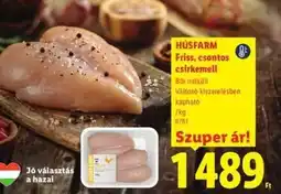 Lidl Húsfarm Friss, csontos csirkemell ajánlat