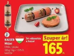 Lidl KAISER Májas ajánlat