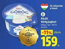 Lidl PILOS Görög joghurt ajánlat