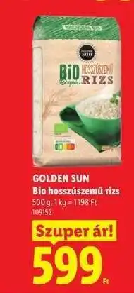 Lidl GOLDEN SUN ajánlat