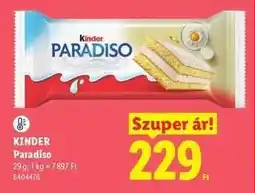 Lidl KINDER Paradiso ajánlat