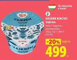 Lidl Hazánk Kincsei Vajkrém ajánlat