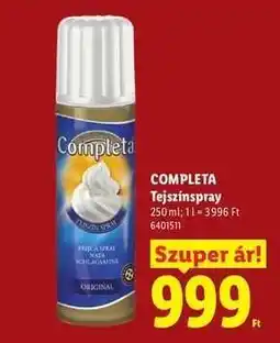 Lidl COMPLETA ajánlat