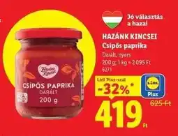 Lidl HAZÁNK KINCSEI Csípős paprika ajánlat