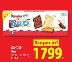Lidl KINDER DUO ajánlat