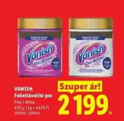 Lidl VANISH Folteltávolító por ajánlat