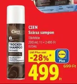 Lidl CIEN Száraz sampon ajánlat