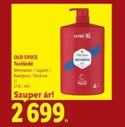 Lidl OLD SPICE Tusfürdő ajánlat