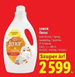 Lidl LENOR Öblítő ajánlat