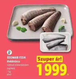 Lidl BIOMAR FISH Hekktörzs ajánlat