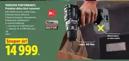 Lidl Parkside Performance Premium Akkus Fúró-Csavarozó ajánlat