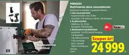 Lidl PARKSIDE Multifunkciós akkus szerszámkészlet ajánlat