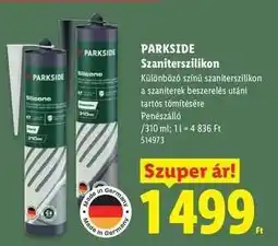 Lidl PARKSIDE Szaniterszilikon ajánlat