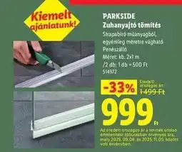 Lidl PARKSIDE Zuhanyajtó tömítés ajánlat
