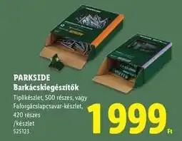 Lidl PARKSIDE Barkácskiegészítők ajánlat