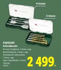 Lidl PARKSIDE Fafúrókészlet ajánlat