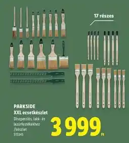 Lidl PARKSIDE XXL ecsetkészlet ajánlat