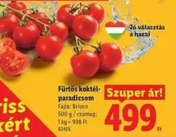 Lidl Fürtös koktélparadicsom ajánlat