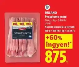 Lidl Dulano Prosciutto Cotto ajánlat