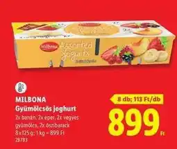 Lidl MILBONA ajánlat