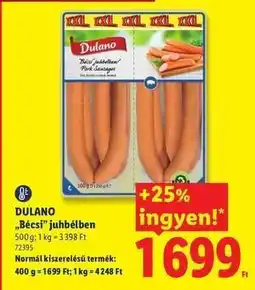 Lidl DULANO ajánlat