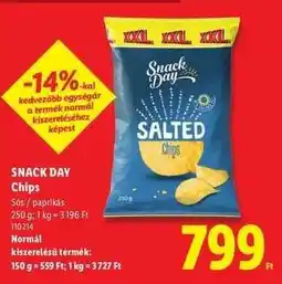 Lidl SNACK DAY Chips ajánlat