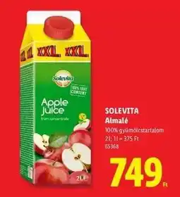 Lidl SOLEVITA ajánlat