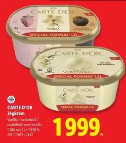 Lidl CARTE D'OR Jégkrém ajánlat